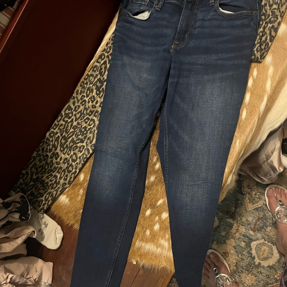 Old Navy Blue Skinny Jeans Classic Style Size 10
